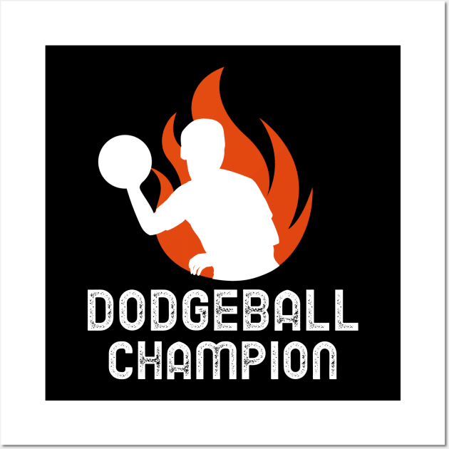 Dodgeball Champion Wall Art by Orange-Juice